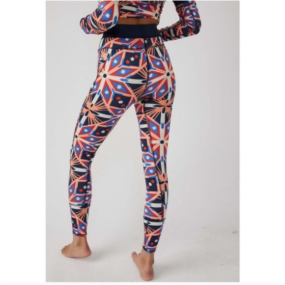 Free People FP MOVEMENT Fireside Printed Base Layer High-Rise Legging(S) - Picture 2 of 2